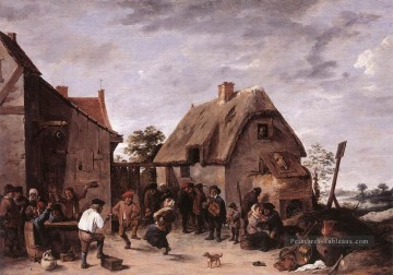 Kermess Flamand 1640 David Teniers le Jeune Peinture à l'huile